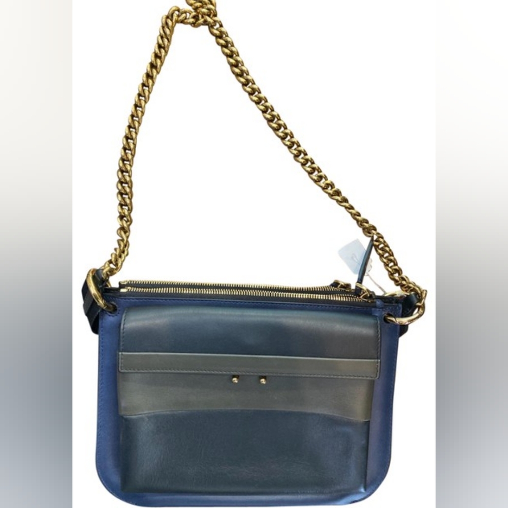 Marni two piece shoulder bag with chain strap